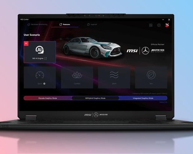 MSI выпустила ноутбук Stealth 18 под брендом Mercedes-AMG